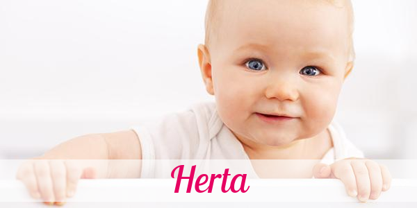 Namensbild von Herta auf vorname.com