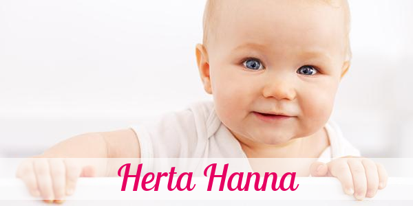 Namensbild von Herta Hanna auf vorname.com