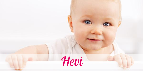 Namensbild von Hevi auf vorname.com