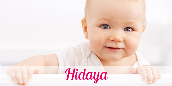 Namensbild von Hidaya auf vorname.com