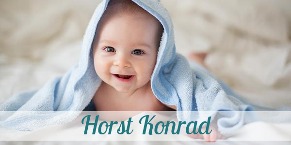 Namensbild von Horst Konrad auf vorname.com