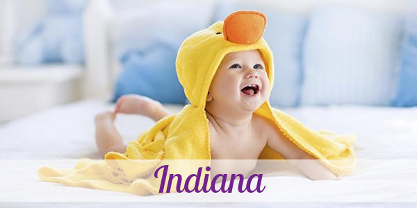 Namensbild von Indiana auf vorname.com