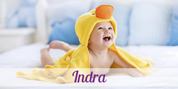 Namensbild von Indra auf vorname.com