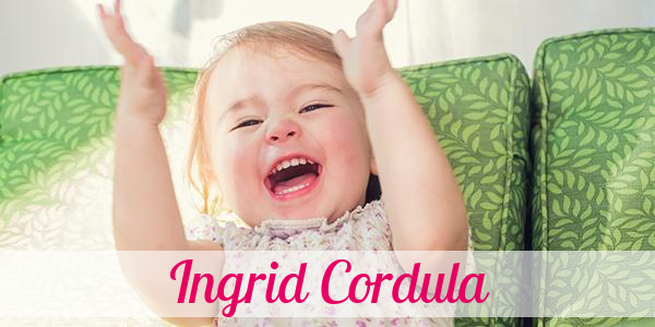 Namensbild von Ingrid Cordula auf vorname.com