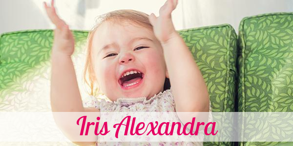Namensbild von Iris Alexandra auf vorname.com