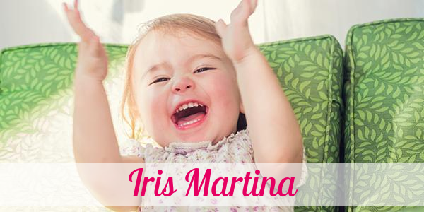 Namensbild von Iris Martina auf vorname.com