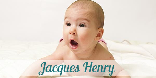 Namensbild von Jacques Henry auf vorname.com