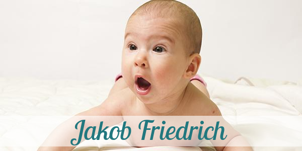 Namensbild von Jakob Friedrich auf vorname.com