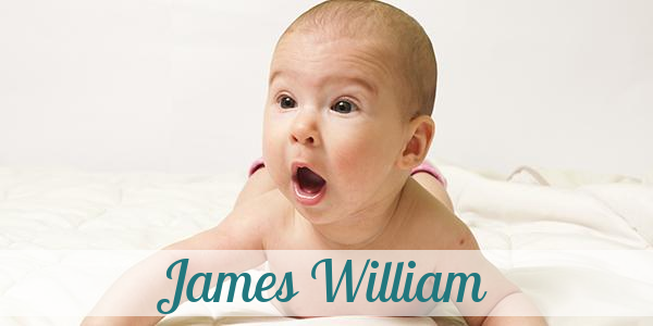 Namensbild von James William auf vorname.com