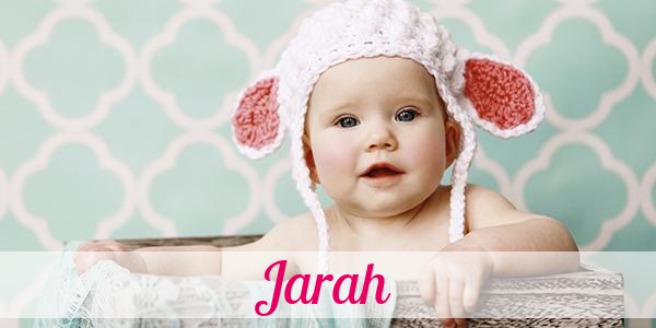 Namensbild von Jarah auf vorname.com
