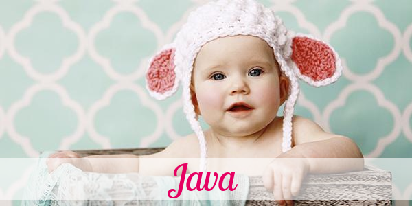 Namensbild von Java auf vorname.com