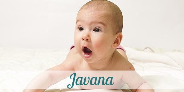 Namensbild von Javana auf vorname.com