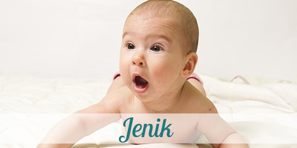 Namensbild von Jenik auf vorname.com
