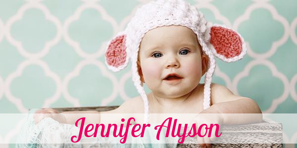 Namensbild von Jennifer Alyson auf vorname.com