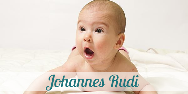 Namensbild von Johannes Rudi auf vorname.com