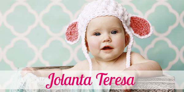 Namensbild von Jolanta Teresa auf vorname.com