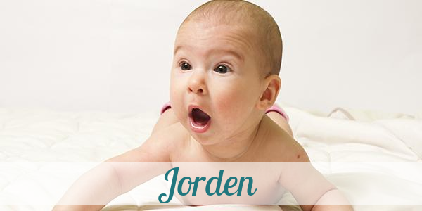 Namensbild von Jorden auf vorname.com