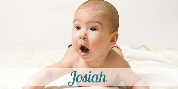 Namensbild von Josiah auf vorname.com