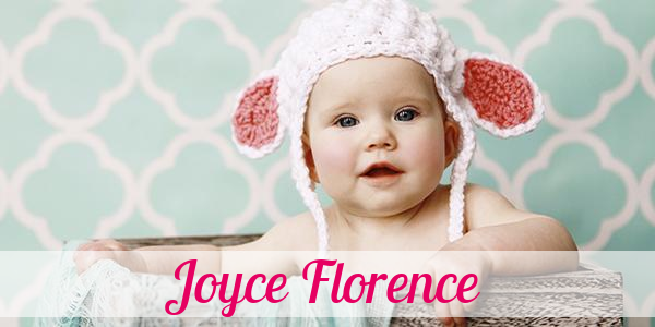 Namensbild von Joyce Florence auf vorname.com