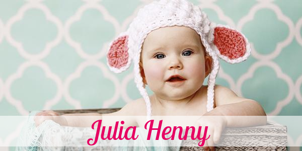 Namensbild von Julia Henny auf vorname.com