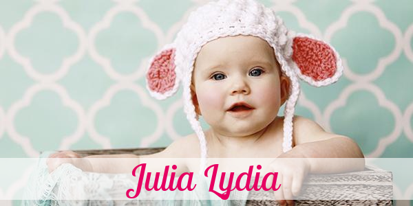 Namensbild von Julia Lydia auf vorname.com
