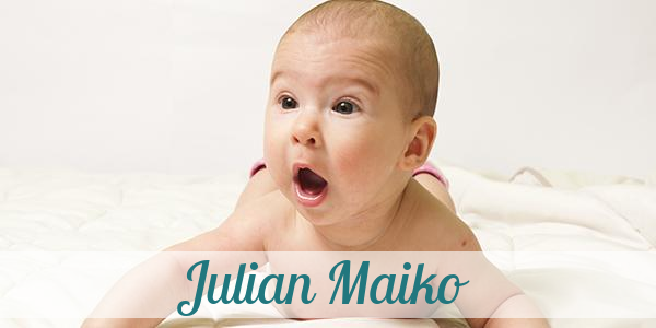 Namensbild von Julian Maiko auf vorname.com