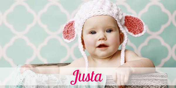 Namensbild von Justa auf vorname.com