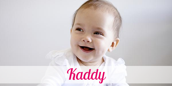 Namensbild von Kaddy auf vorname.com