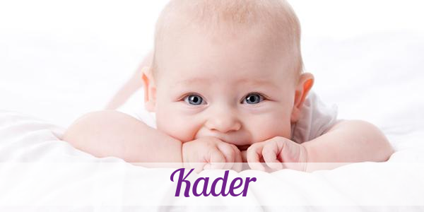 Namensbild von Kader auf vorname.com