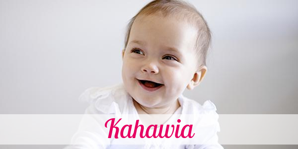 Namensbild von Kahawia auf vorname.com
