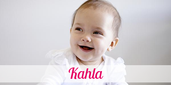 Namensbild von Kahla auf vorname.com