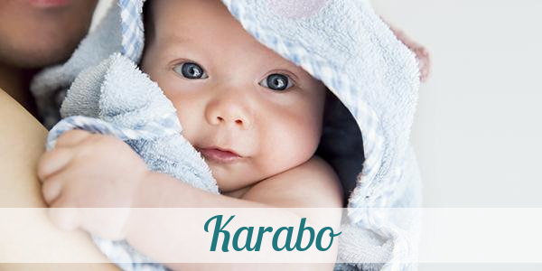 Namensbild von Karabo auf vorname.com