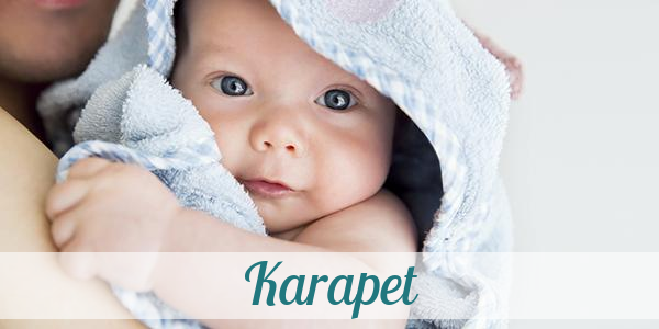 Namensbild von Karapet auf vorname.com
