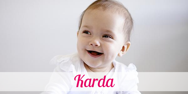Namensbild von Karda auf vorname.com