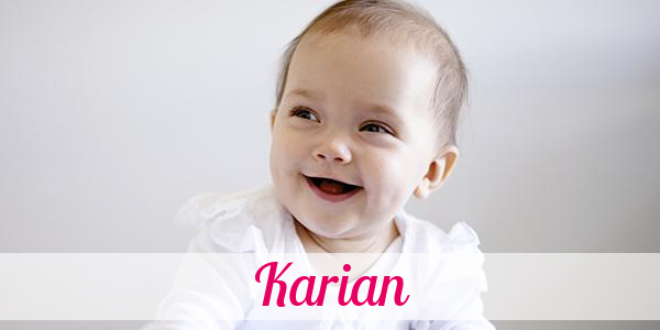 Namensbild von Karian auf vorname.com