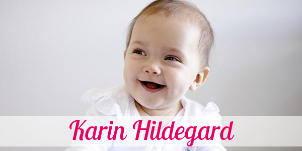 Namensbild von Karin Hildegard auf vorname.com