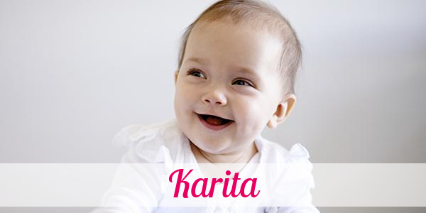 Namensbild von Karita auf vorname.com