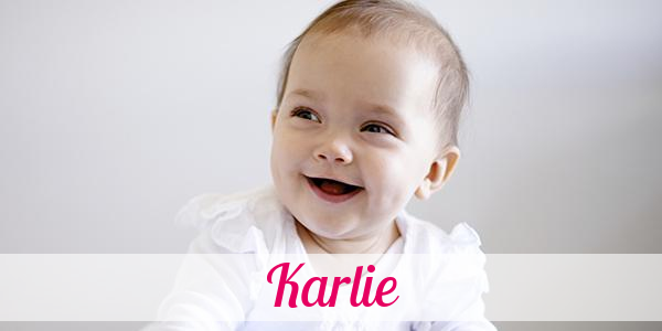 Namensbild von Karlie auf vorname.com