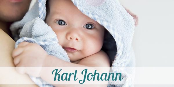 Namensbild von Karl Johann auf vorname.com