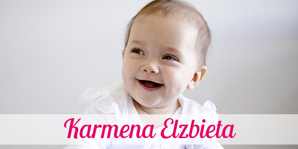 Namensbild von Karmena Elzbieta auf vorname.com