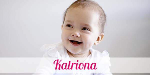 Namensbild von Katriona auf vorname.com