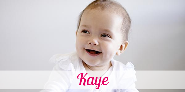 Namensbild von Kaye auf vorname.com
