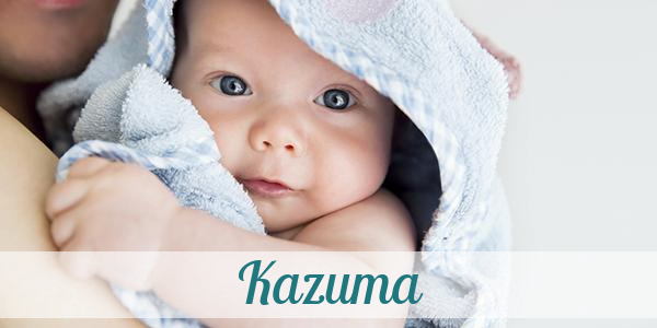 Namensbild von Kazuma auf vorname.com