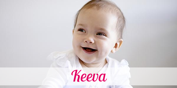 Namensbild von Keeva auf vorname.com