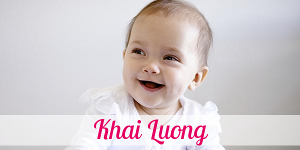 Namensbild von Khai Luong auf vorname.com