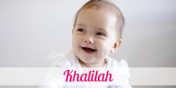 Namensbild von Khalilah auf vorname.com