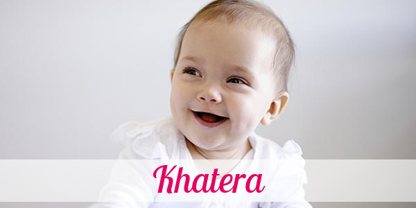 Namensbild von Khatera auf vorname.com