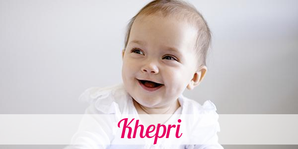 Namensbild von Khepri auf vorname.com