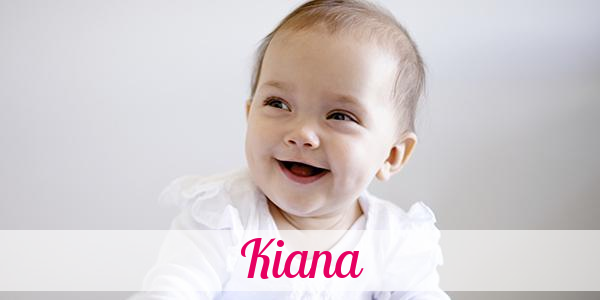 Namensbild von Kiana auf vorname.com