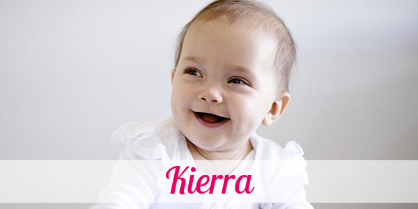 Namensbild von Kierra auf vorname.com